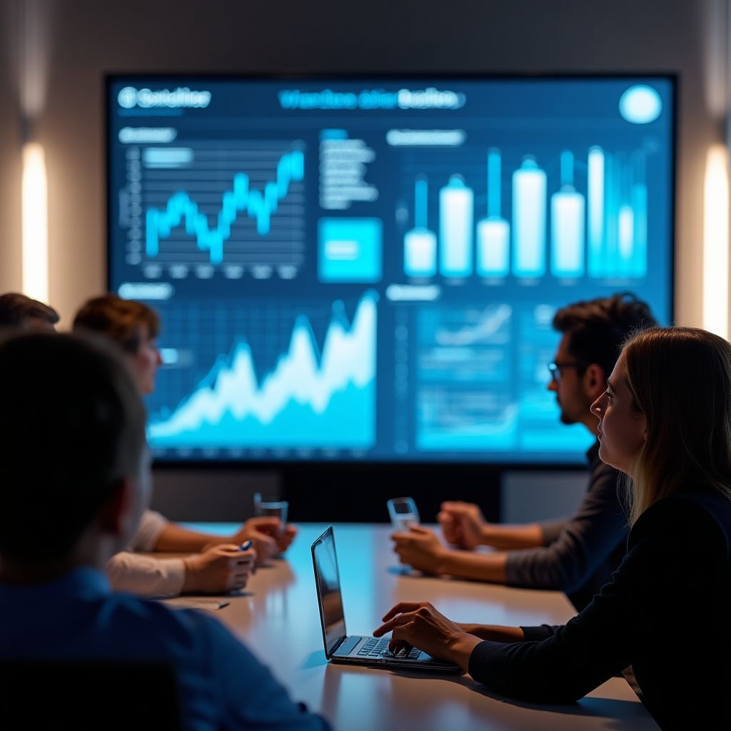 AphraSiaZX team meeting in modern office space