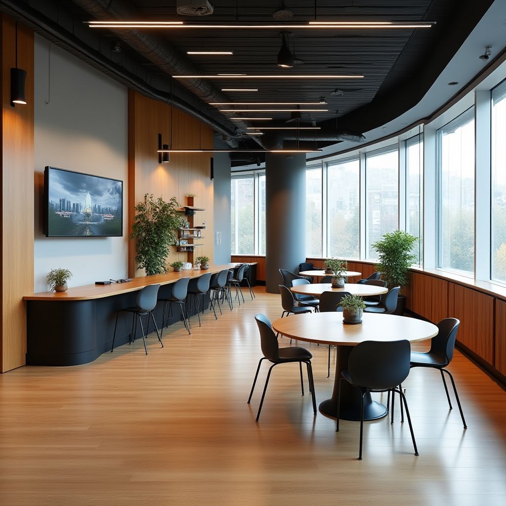 AphraSiaZX office space with modern design