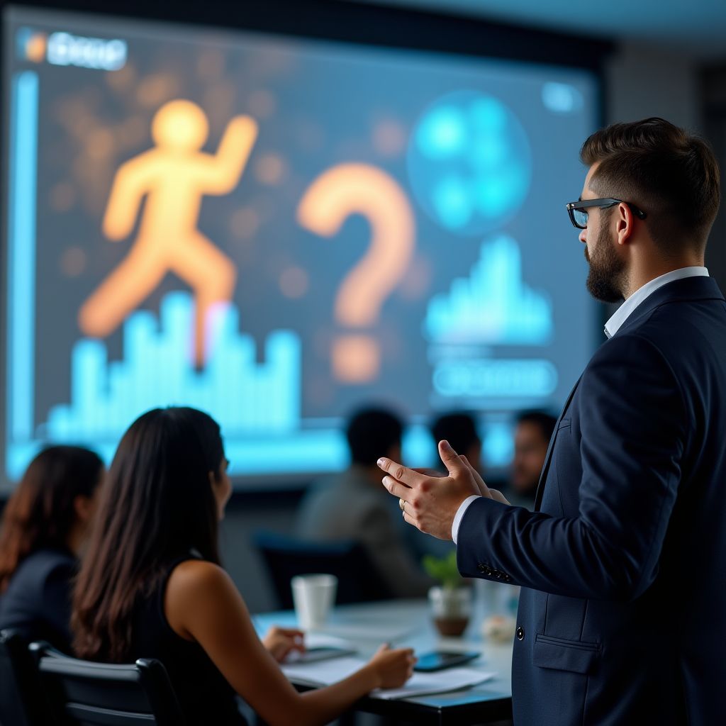 Client presentation for educational platform strategy