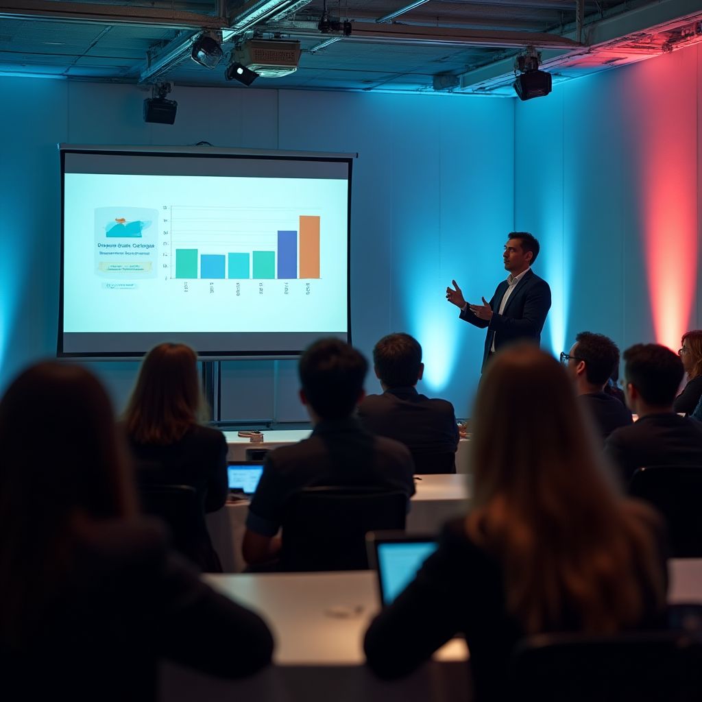 Educational conference presentation by our team